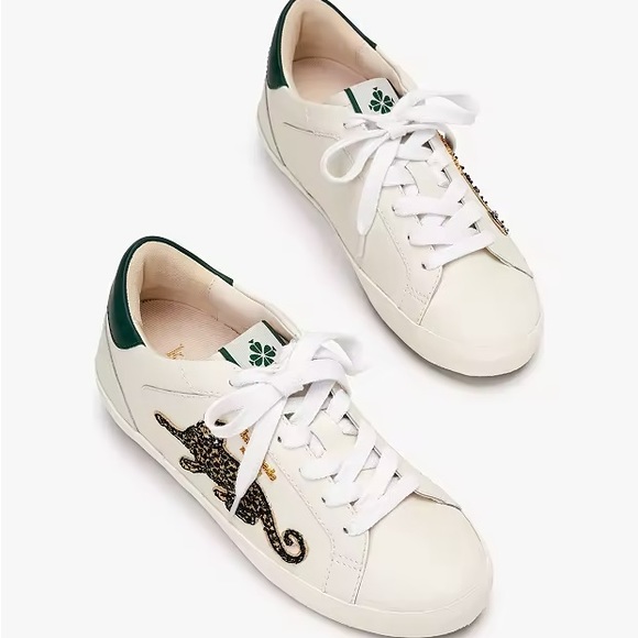 kate spade Shoes Kate Spade Ace Leopard Sneakers Poshmark